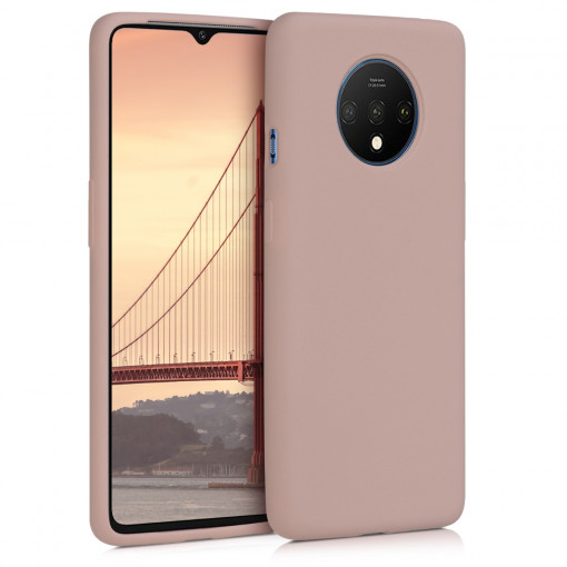 Husa pentru OnePlus 7T, Silicon, Roz, 50403.10
