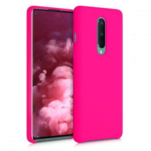 Husa pentru OnePlus 8, Silicon, Roz, 51867.77