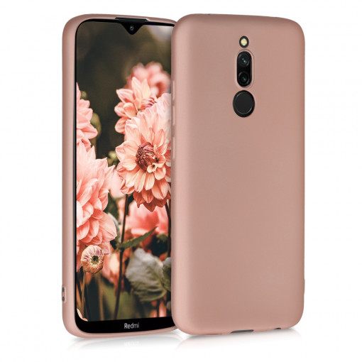 Husa pentru Xiaomi Redmi 8, Silicon, Rose Gold, 50848.31