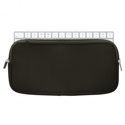 Husa tastatura Kwmobile pentru Apple Magic Keyboard, Verde/Maro, Neopren, 51174.80