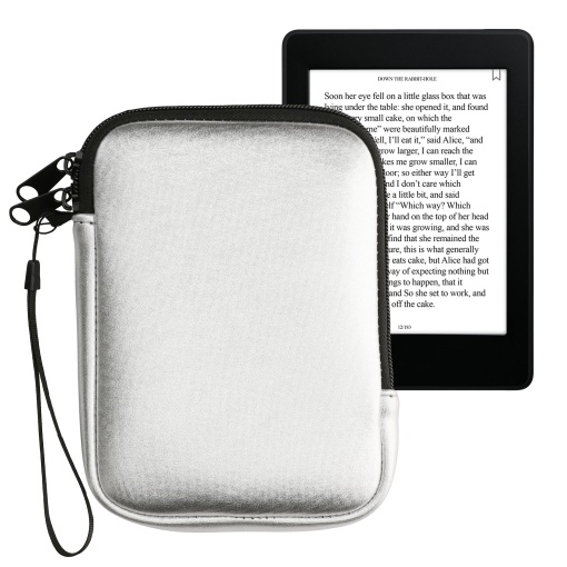 Husa Universala Kwmobile pentru eBook Reader de 6 inch, Argintiu, Neopren, KWM000010OQ013C