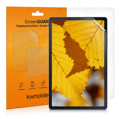Set 2 Folii de protectie mate pentru tableta Samsung Galaxy Tab S6 Lite , Kwmobile, Transparent, Plastic, 52244.2