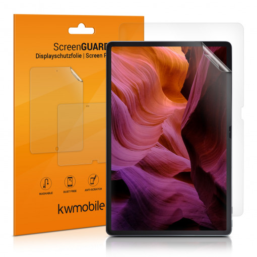 Set 2 Folii de protectie pentru tableta Lenovo Tab P11 , Kwmobile, Transparent, Plastic, 55712.1