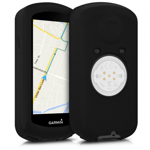 Husa de protectie pentru GPS Garmin Edge 1030/Edge 1030 Plus, Kwmobile, Negru, Silicon, 43314.01