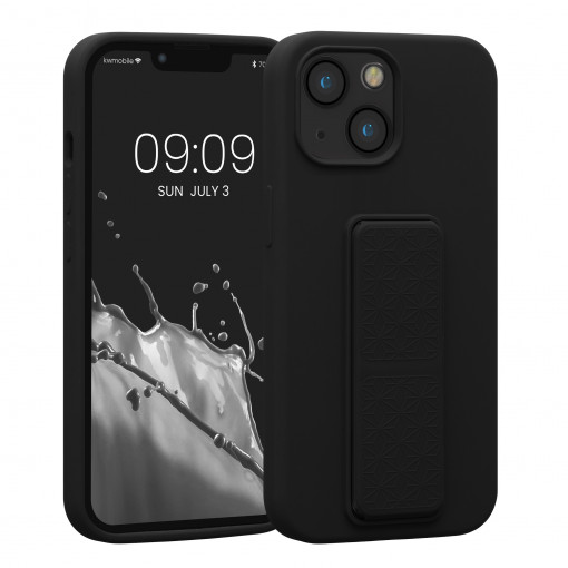 Husa Kwmobile pentru Apple iPhone 13 Mini, Silicon, Negru, 58276.01