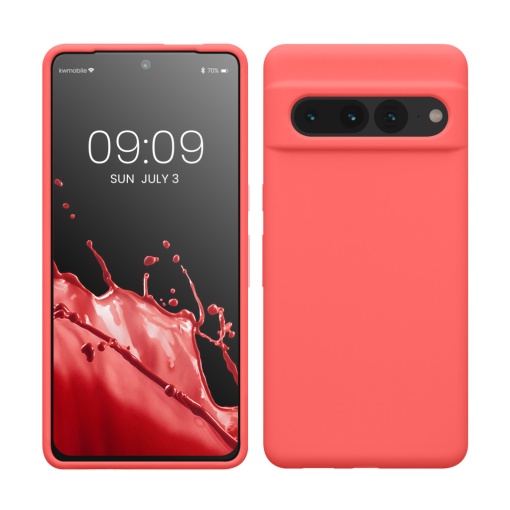 Husa Kwmobile pentru Google Pixel 7 Pro, Roz, Silicon, KWM0000171J043C
