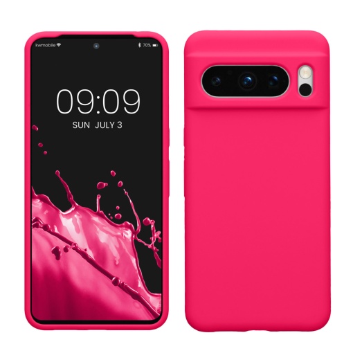 Husa Kwmobile pentru Google Pixel 8 Pro, Roz, Silicon, 61854.77