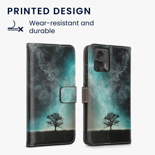 Husa kwmobile pentru Motorola Edge 30 Neo, Piele ecologica, Multicolor, 60083.01