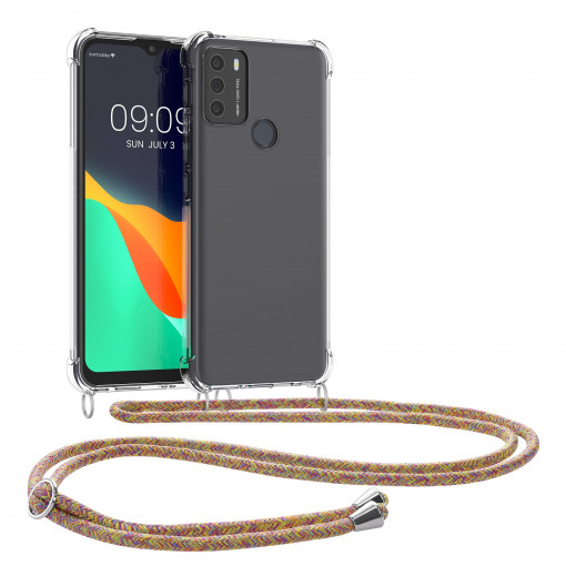 Husa Kwmobile pentru Motorola Moto G50, Silicon, Transparent, 55686.08