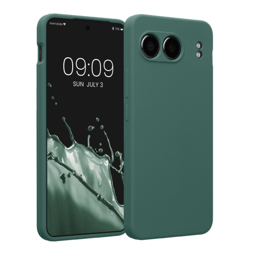 Husa Kwmobile pentru OnePlus Nord 4, Verde, Silicon, KWM000022VH002C