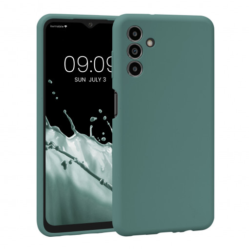 Husa kwmobile pentru Samsung Galaxy A04s, Silicon, Verde, 60276.207