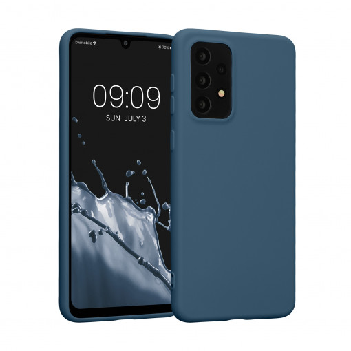 Husa Kwmobile pentru Samsung Galaxy A33 5G, Silicon, Verde, 58050.57
