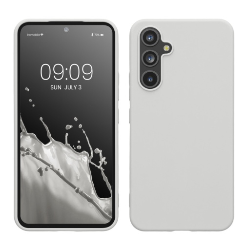 Husa Kwmobile pentru Samsung Galaxy A54 5G, Alb, Silicon, 60796.48
