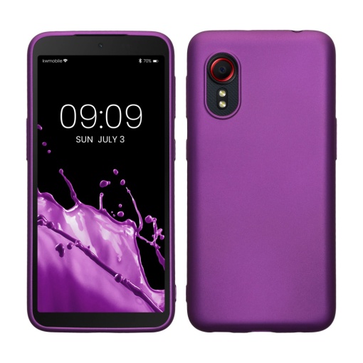 Husa Kwmobile pentru Samsung Galaxy Xcover 5, Violet, Silicon, 57527.24