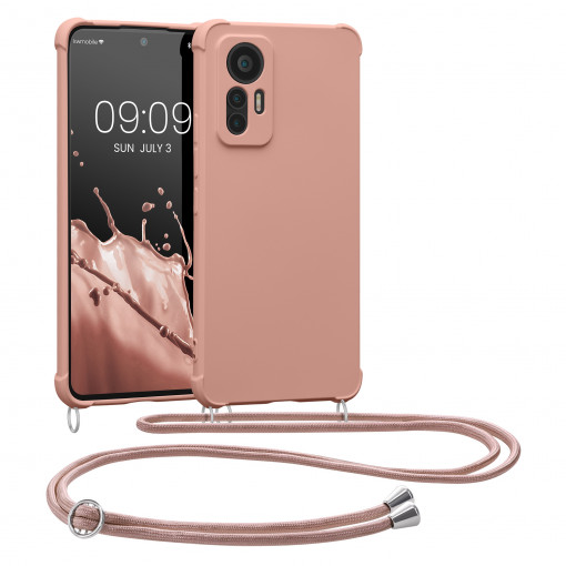 Husa Kwmobile pentru Xiaomi 12 Lite, Silicon, Roz, 59469.154