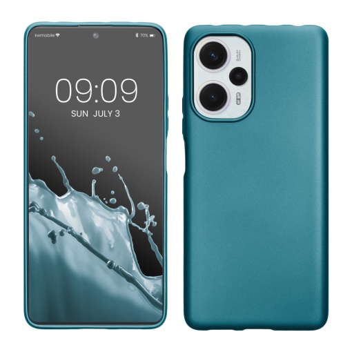Husa Kwmobile pentru Xiaomi Poco F5, Albastru, Silicon, 61637.251