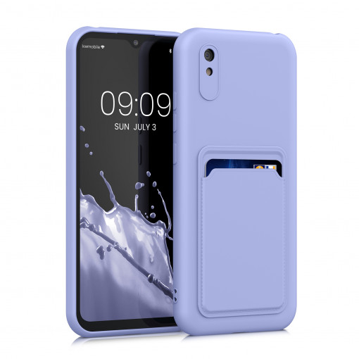 Husa Kwmobile pentru Xiaomi Redmi 9A/Redmi 9AT, Silicon, Albastru, 57826.108