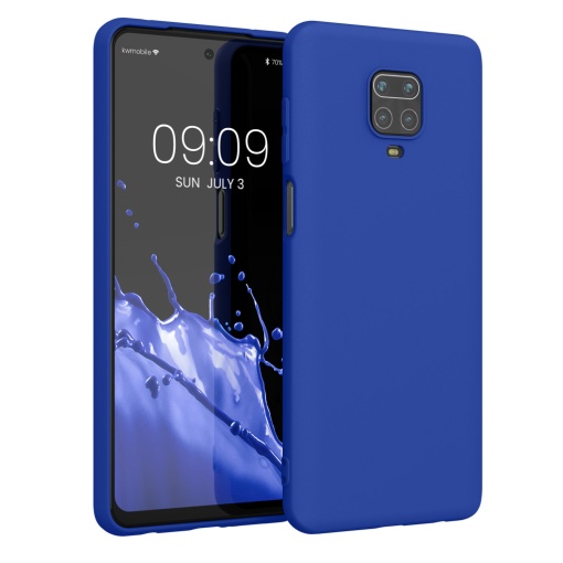 Husa Kwmobile pentru Xiaomi Redmi Note 9S/Redmi Note 9 Pro/Redmi Note 9 Pro Max, Albastru, Silicon, KWM000011AH051C