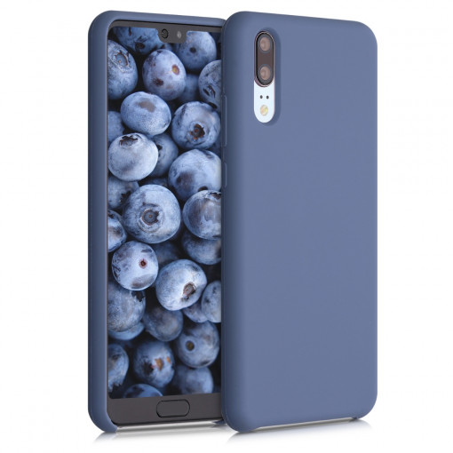 Husa pentru Huawei P20, Silicon, Albastru, 45689.168