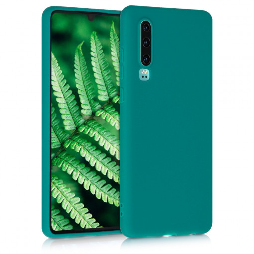 Husa pentru Huawei P30, Silicon, Verde, 47410.57