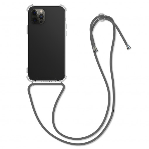 Husa pentru iPhone 12 Pro Max, Silicon, Transparent, 52732.22