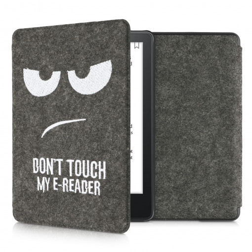 Husa pentru Kindle Paperwhite 11, Textil, Gri, kwmobile, 56260.02