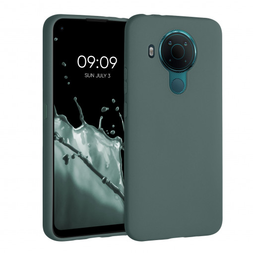 Husa pentru Nokia 5.4, Silicon, Verde, 54109.166