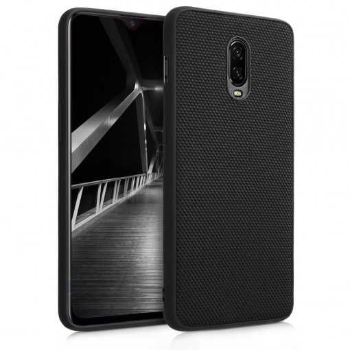 Husa pentru OnePlus 6T, Nylon, Negru, 47982.01