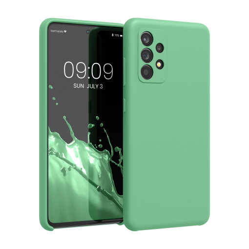 Husa pentru Samsung Galaxy A52 / Galaxy A52 5G / Galaxy A52s 5G, Silicon, Verde, 54347.147, kwmobile