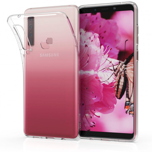 Husa pentru Samsung Galaxy A9 (2018), Silicon, Transparent, 46576.03