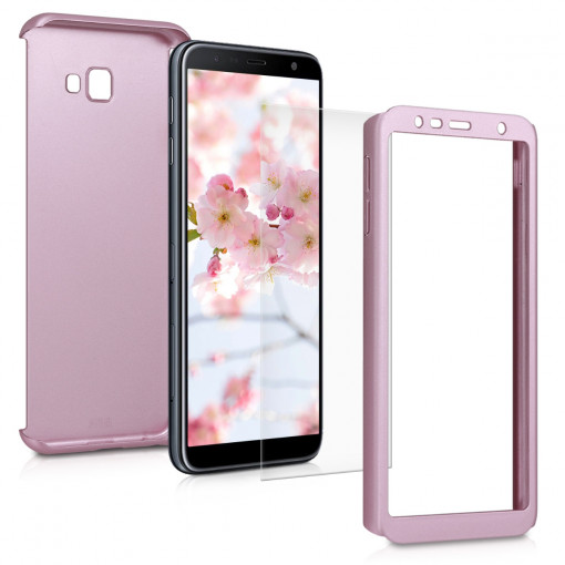 Husa pentru Samsung Galaxy J4 Plus / Galaxy J4+, Policarbonat, Rose Gold, 47115.31