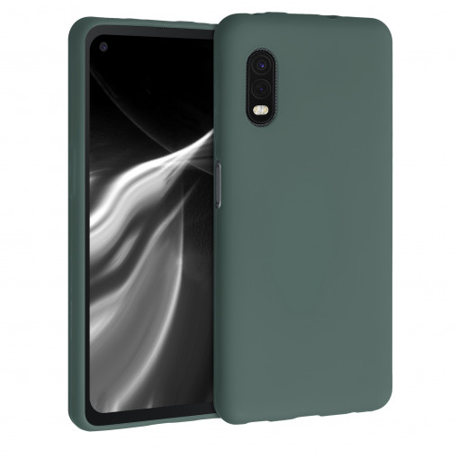 Husa pentru Samsung Galaxy Xcover Pro, Silicon, Verde, 53154.169