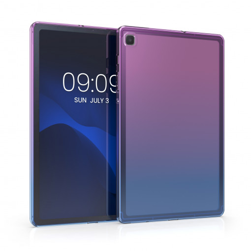 Husa pentru tableta Samsung Galaxy Tab S6 Lite (2022), Kwmobile, Violet/Albastru, Silicon, 52242.03