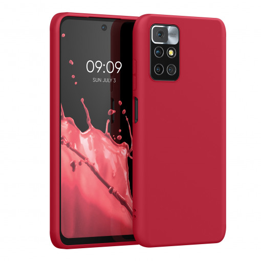 Husa pentru Xiaomi Redmi 10, Silicon, Rosu, 56147.229, kwmobile