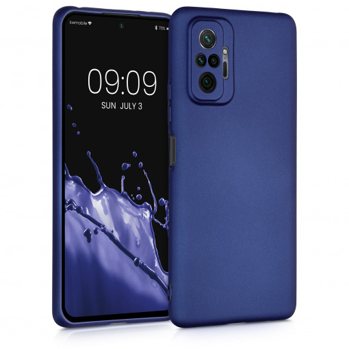 Husa pentru Xiaomi Redmi Note 10 Pro, Silicon, Albastru, 54552.64