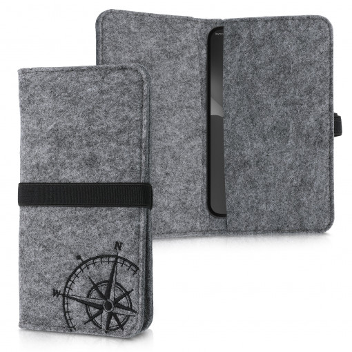 Husa Universala pentru telefon, Textil, Negru, 49441.02