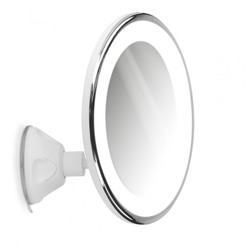 Oglinda Cosmetica cu ventuze, Iluminare LED, marire 7x, reglabila, 44871.02