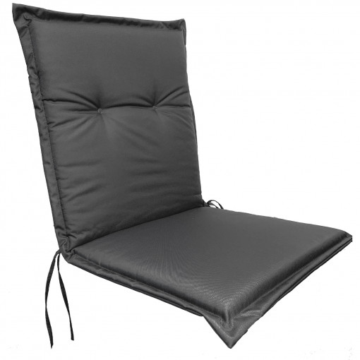 Perna hidrofuga de exterior pentru scaun Jemidi, 100 x 50 cm, Gri, Poliester, 55523.73