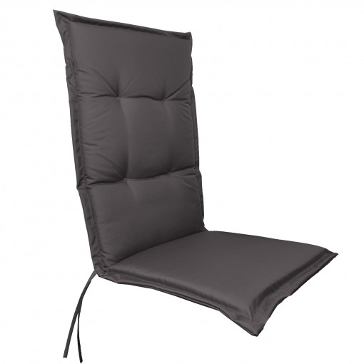 Perna hidrofuga pentru scaun cu spatar inalt Jemidi, 120 x 50 cm, Gri, Poliester, 55522.73