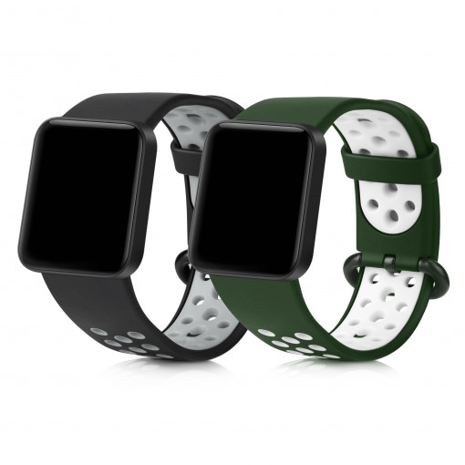 Set 2 curele pentru Xiaomi Mi Watch Lite/Redmi Watch, Kwmobile, Multicolor, Silicon, 54831.05