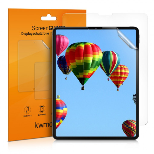 Set 2 Folii de protectie mate pentru tableta Apple iPad Pro 12,9" (2020) , Kwmobile, Transparent, Plastic, 52004.2