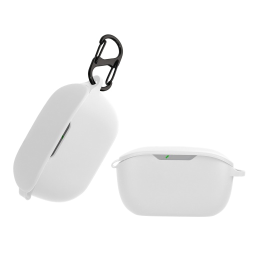 Husa Casti Kwmobile pentru JBL WAVE BUDS, Alb, Silicon, KWM000018FB004C