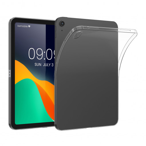 Husa kwmobile pentru Apple iPad 10 (2022), Silicon, Transparent, 60399.03