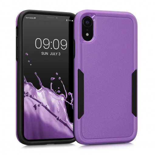 Husa Kwmobile pentru Apple iPhone XR, Silicon, Mov, 59195.108