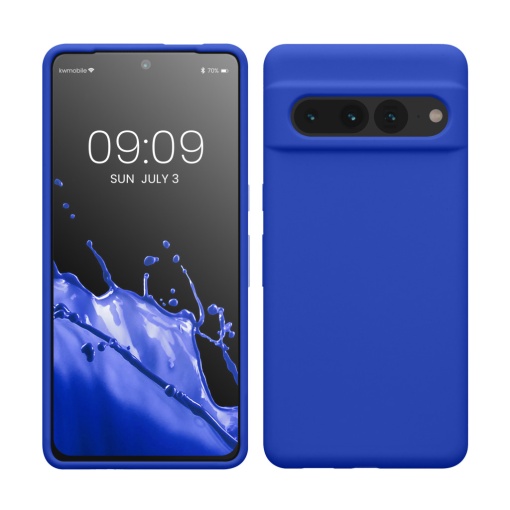 Husa Kwmobile pentru Google Pixel 7 Pro, Albastru, Silicon, KWM0000171J039C