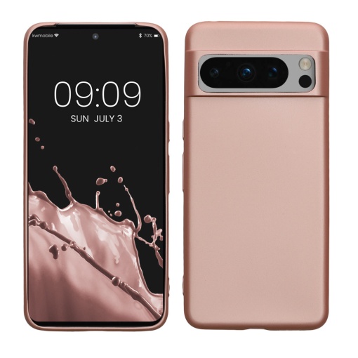 Husa Kwmobile pentru Google Pixel 8 Pro, Roz, Silicon, 61858.31