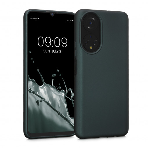Husa Kwmobile pentru Honor X7, Silicon, Verde, 59203.14