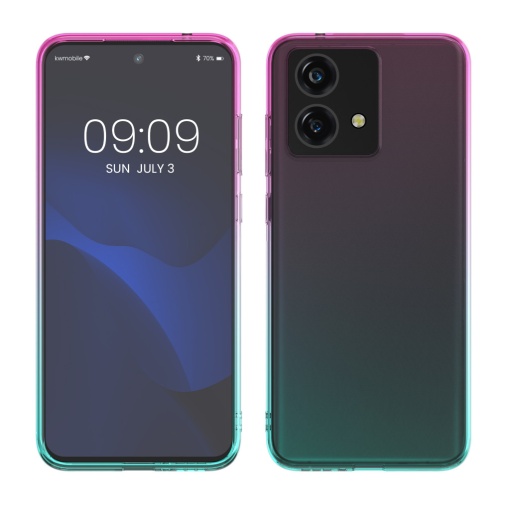 Husa Kwmobile pentru Motorola Edge 40 Neo, Multicolor, Silicon, KWM000022WB001C