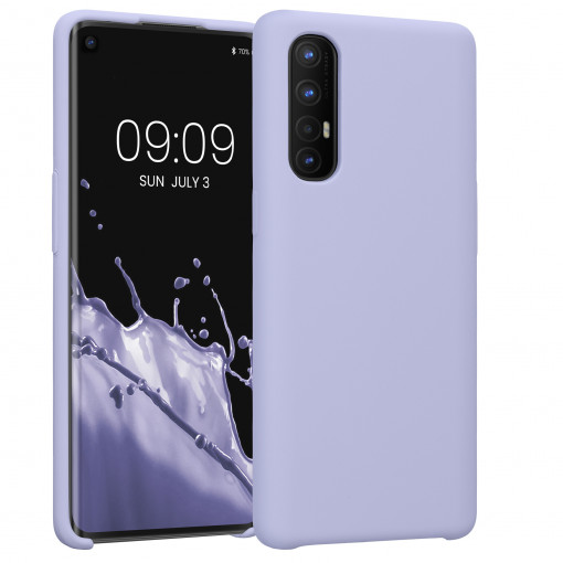 Husa Kwmobile pentru OPPO Find X2 Neo, Silicon, Mov, 53089.139