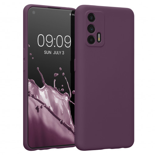 Husa Kwmobile pentru Realme GT 5G, Silicon, Violet, 57578.187